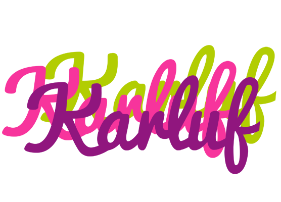 Karluf flowers logo