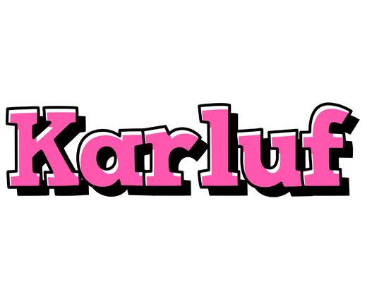 Karluf girlish logo