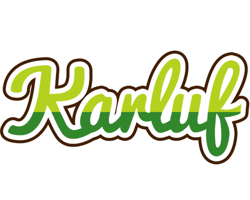 Karluf golfing logo