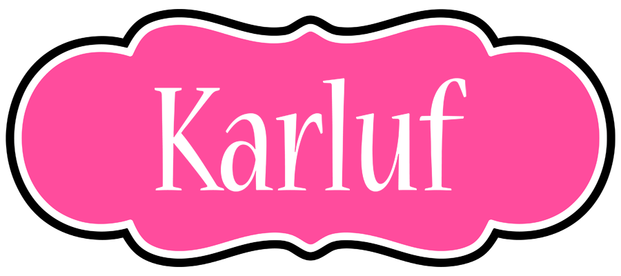Karluf invitation logo