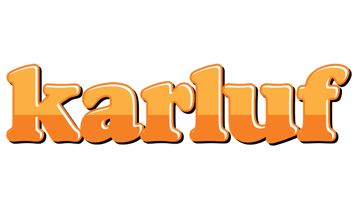 Karluf orange logo