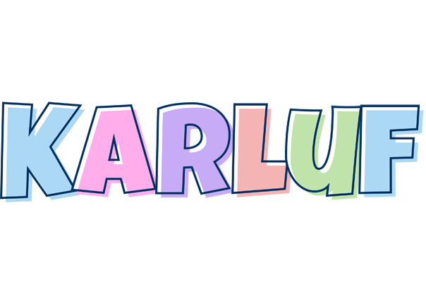 Karluf pastel logo
