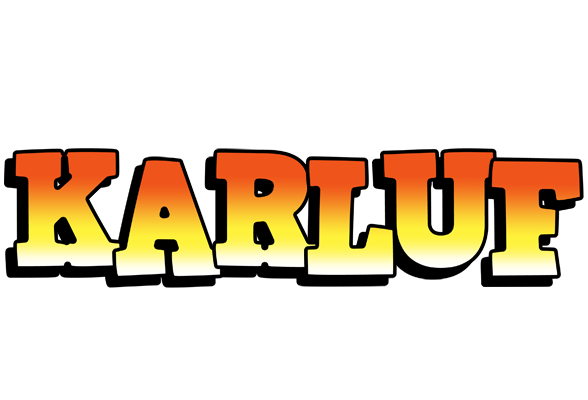Karluf sunset logo