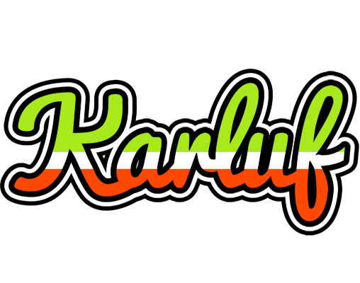 Karluf superfun logo