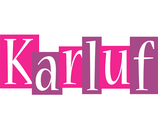 Karluf whine logo