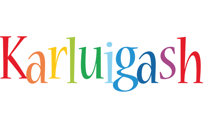 Karluigash birthday logo