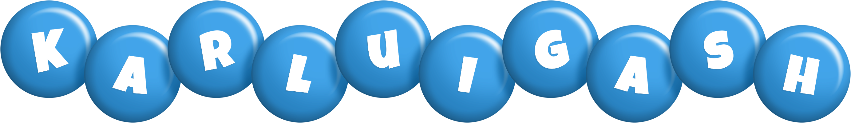 Karluigash candy-blue logo
