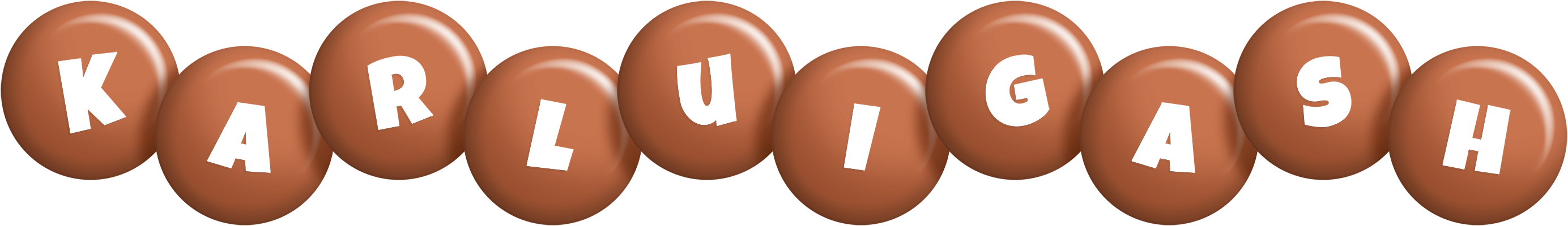 Karluigash candy-brown logo