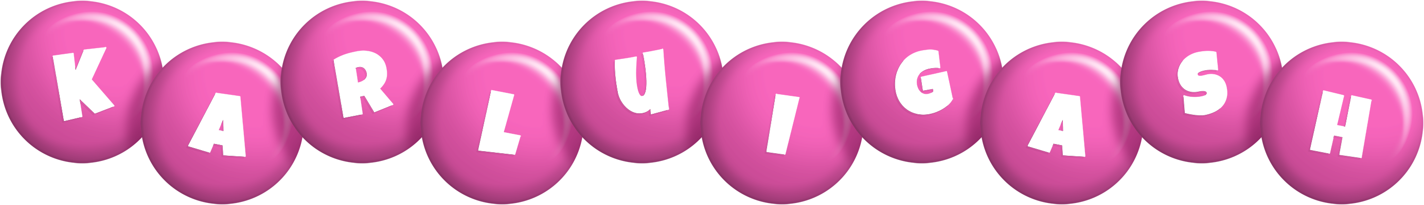 Karluigash candy-pink logo