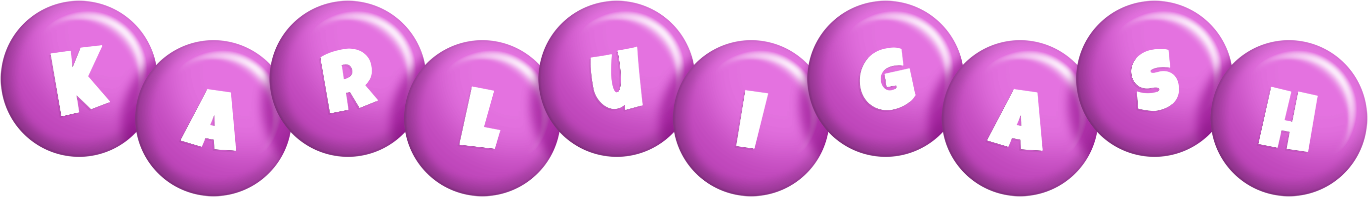 Karluigash candy-purple logo