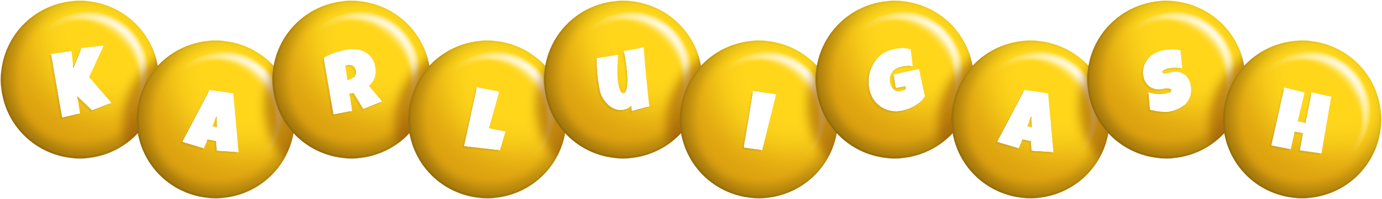 Karluigash candy-yellow logo