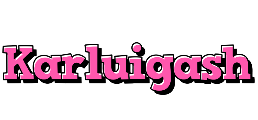 Karluigash girlish logo