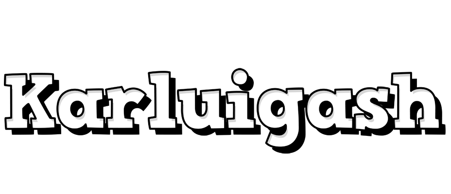 Karluigash snowing logo