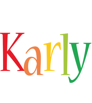 Karly birthday logo