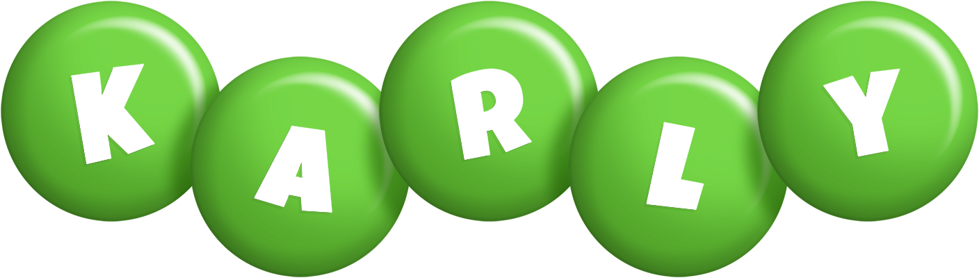 Karly candy-green logo