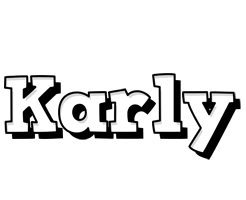 Karly snowing logo