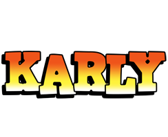 Karly sunset logo