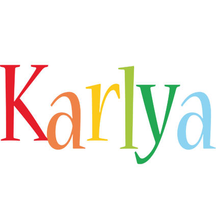 Karlya birthday logo