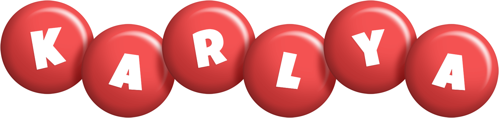Karlya candy-red logo