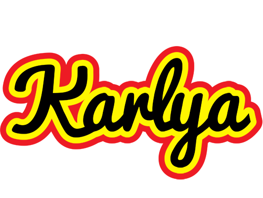 Karlya flaming logo