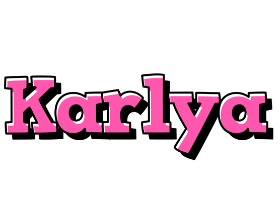 Karlya girlish logo