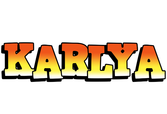 Karlya sunset logo