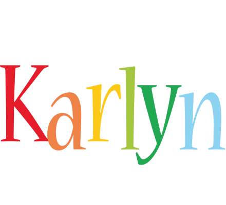 Karlyn birthday logo