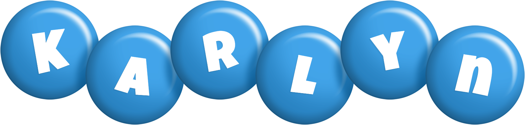 Karlyn candy-blue logo