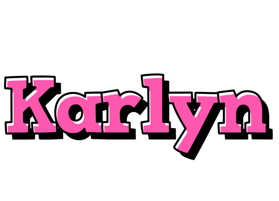 Karlyn girlish logo