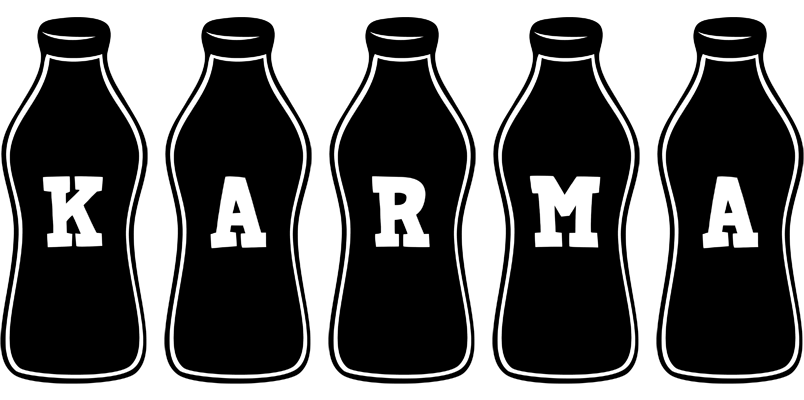 Karma bottle logo