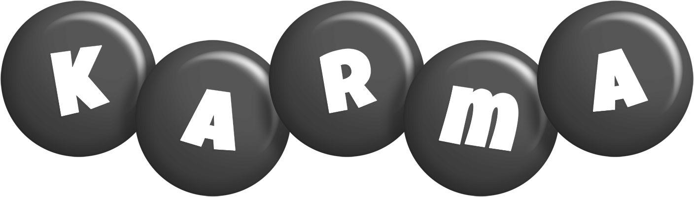 Karma candy-black logo
