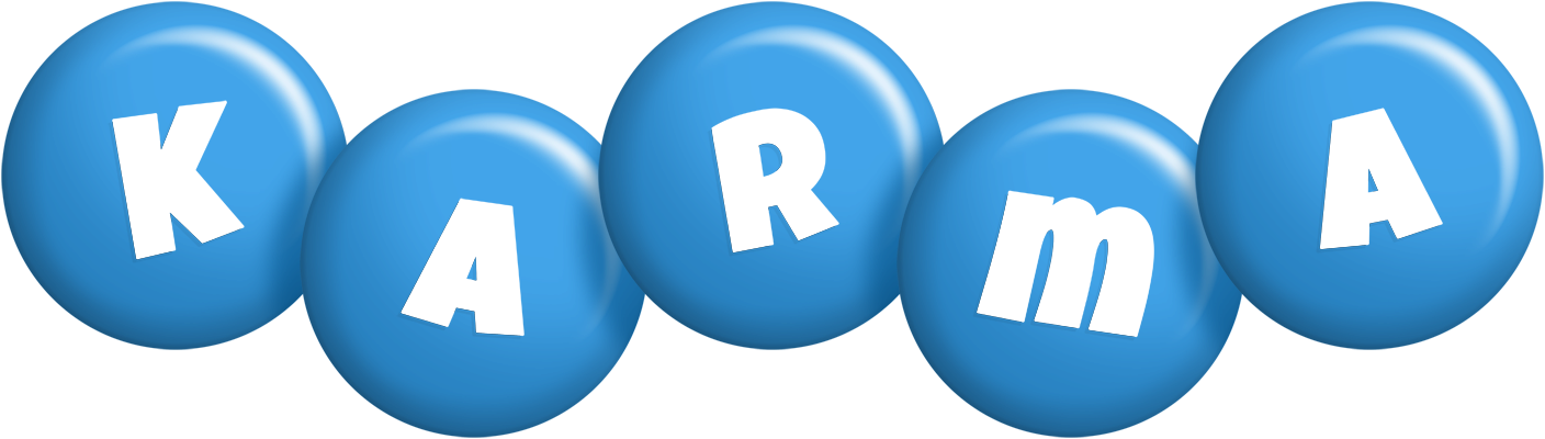 Karma candy-blue logo