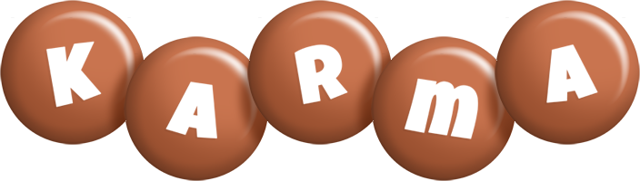 Karma candy-brown logo