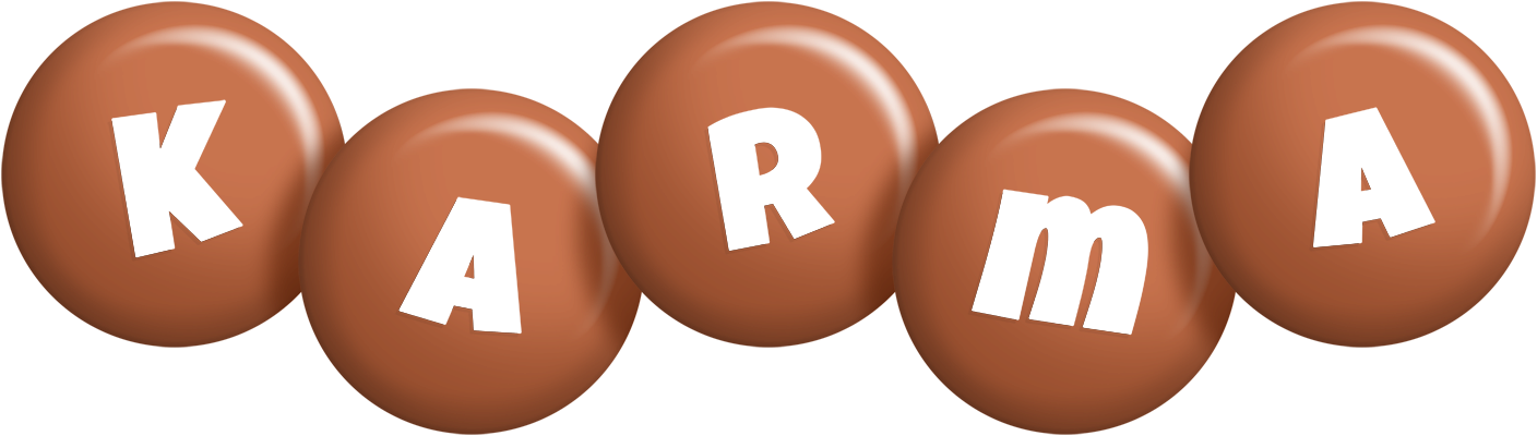 Karma candy-brown logo