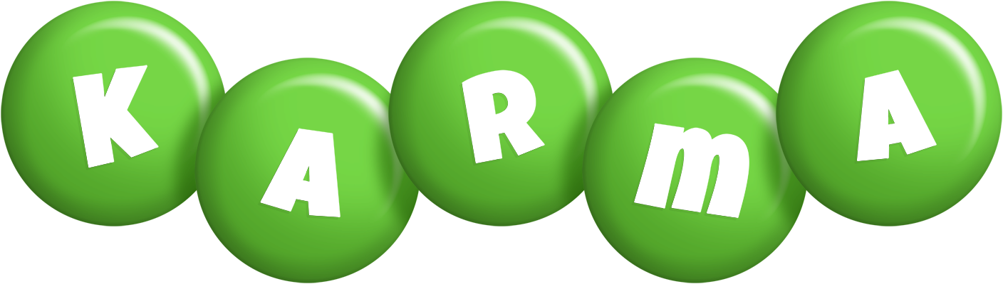 Karma candy-green logo