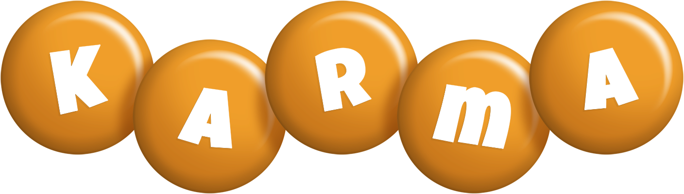 Karma candy-orange logo