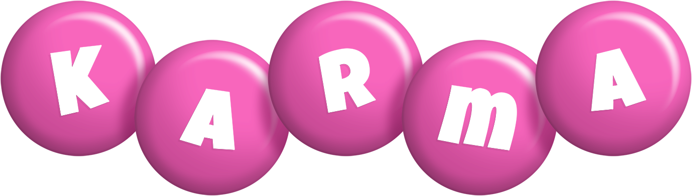 Karma candy-pink logo