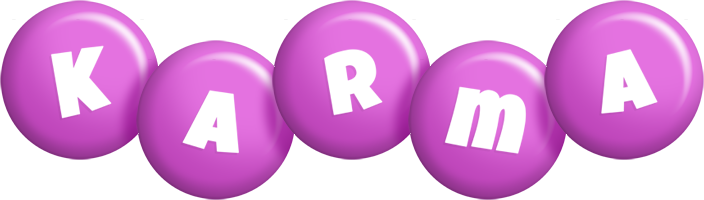 Karma candy-purple logo