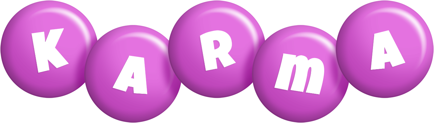 Karma candy-purple logo