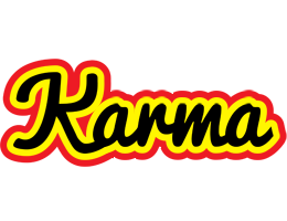 Karma flaming logo