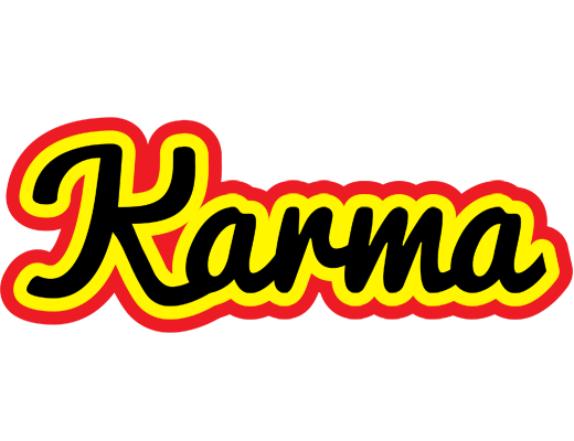 Karma flaming logo