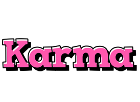 Karma girlish logo