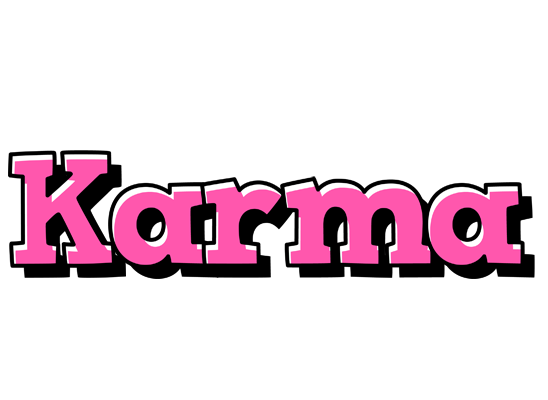 Karma girlish logo