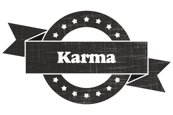 Karma grunge logo