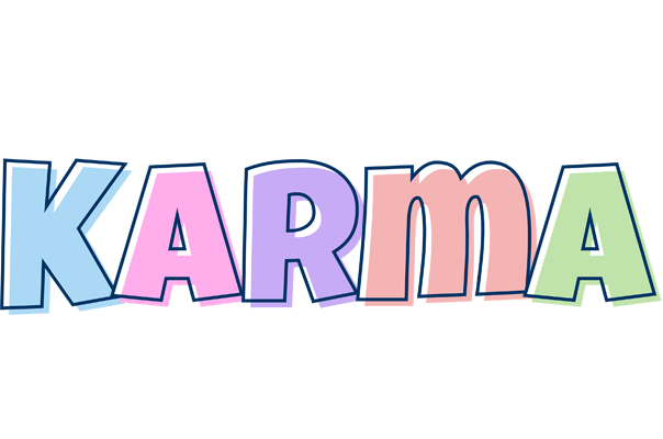 Karma pastel logo