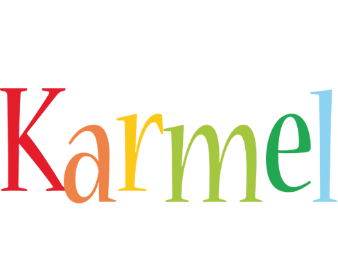 Karmel birthday logo