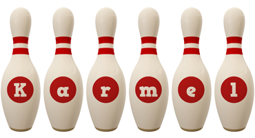 Karmel bowling-pin logo