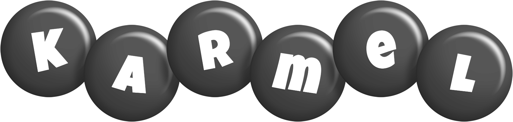 Karmel candy-black logo