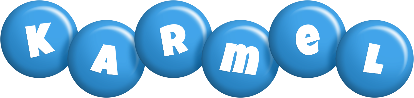 Karmel candy-blue logo
