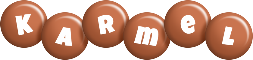 Karmel candy-brown logo